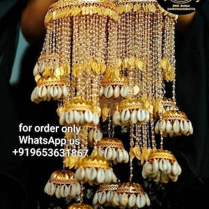 Ethnic Indian Kaleera, Bridal Jewelry, Punjabi Wedding Kaleere, Handmade Kalira, Indian Bridal