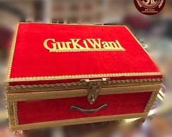 Bridal Box Trousseaus Trunk Wedding Packing Gift Box Punjabi Lehnga Box , Indian Wedding Box , Makeup Box , Vanity Box , Banarsi Box