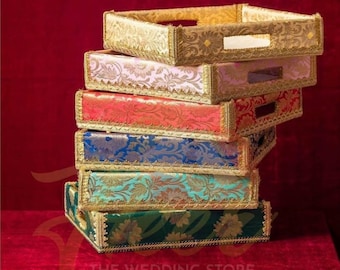 Shagun trays, Gift Trays, Customised Colours and Sizes, Gift Tray, Wedding Essentials BY SRK