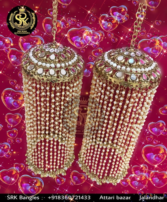 Ethnic Indian Kaleera Bridal Jewelry Punjabi Wedding Kaleera Handmade Kalira Bridal Accessories