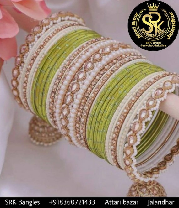 Chura type best sale bangles