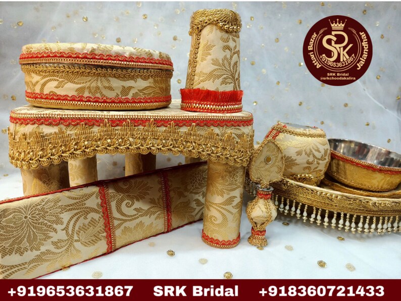 Shagan Items , Maiyan Set , Haldi Ceremony, Punjabi essentials, Indian Sikh Wedding , Shagun image 2