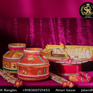 Punjabi Wedding Jaggo Set, Sangeet Jewelry, Jadau Set, Bridal Accessories, Mehndi Essentials