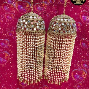 Kaleera in Antique Gold , Indian Wedding Jewelry, Punjabi Kalire, Handcrafted Kaleera,