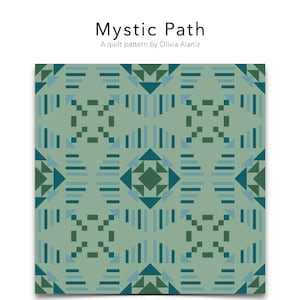 Mystic Path Quilt Pattern - PDF Digital only - Rose Petal Quilt Shop