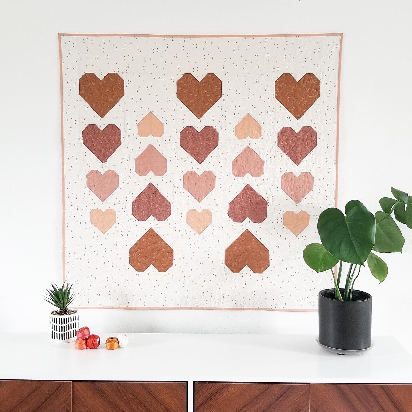 Heartstring Quilt Pattern String of Hearts Quilt Pattern - PDF Digital Only - Rose Petal Quilt ...