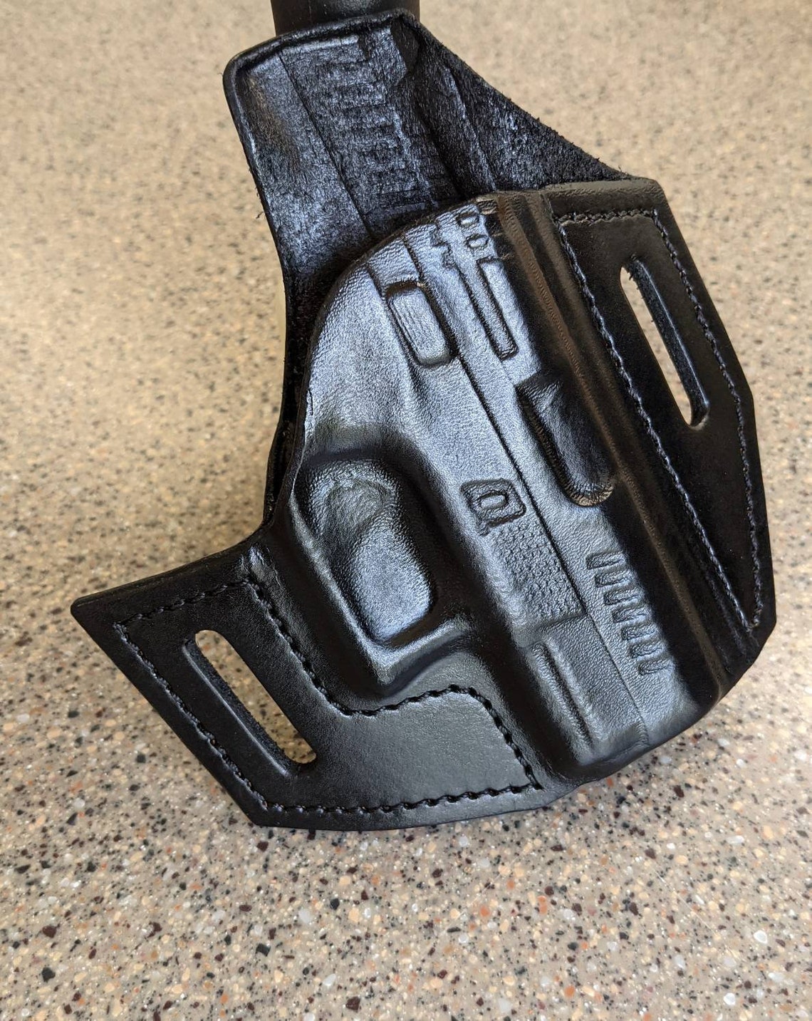 Premium OWB Leather Holster For Glock Handguns Etsy