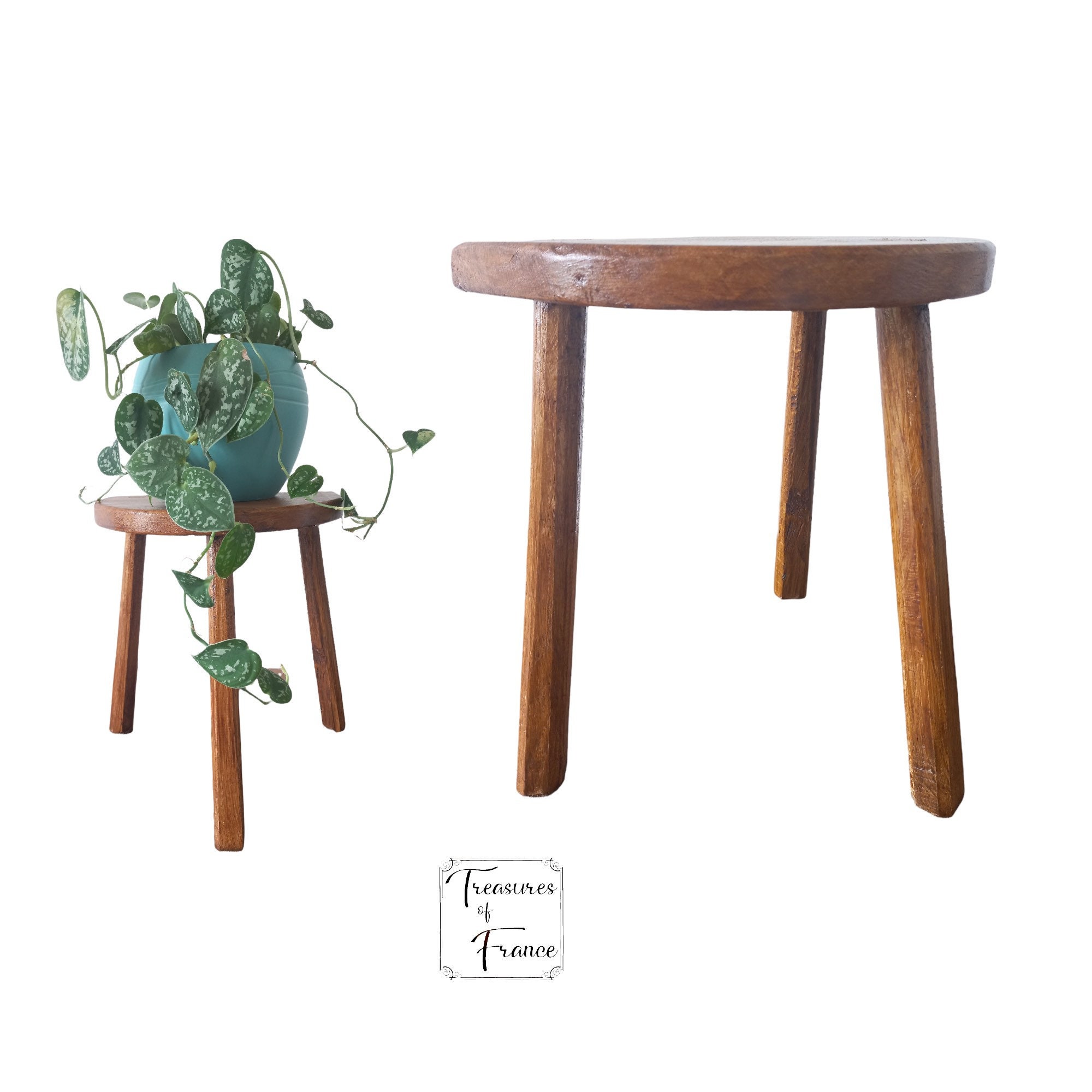 Tabouret Vintage Chêne