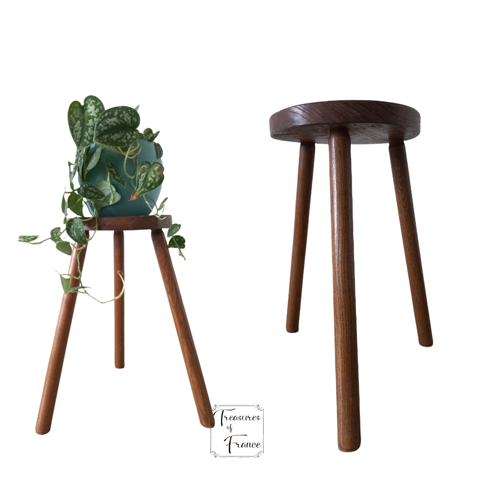 tabouret En Bois Vintage