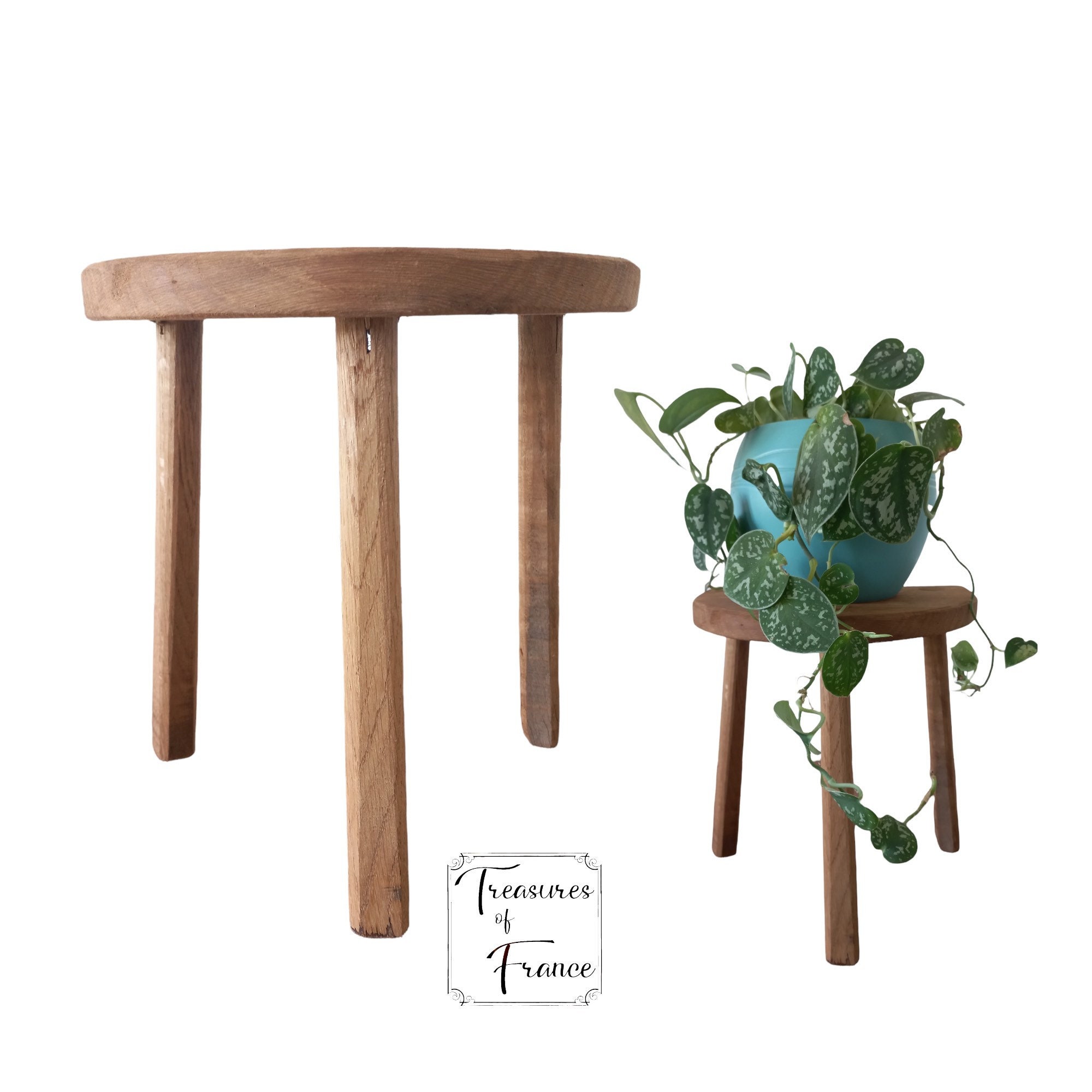 Tabouret Vintage Chêne