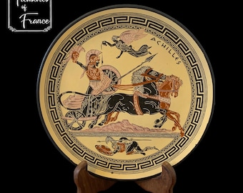 インテリア小物 ギリシャ製 飾り皿 480 B.C. の複製 レプリカ 直径30cm