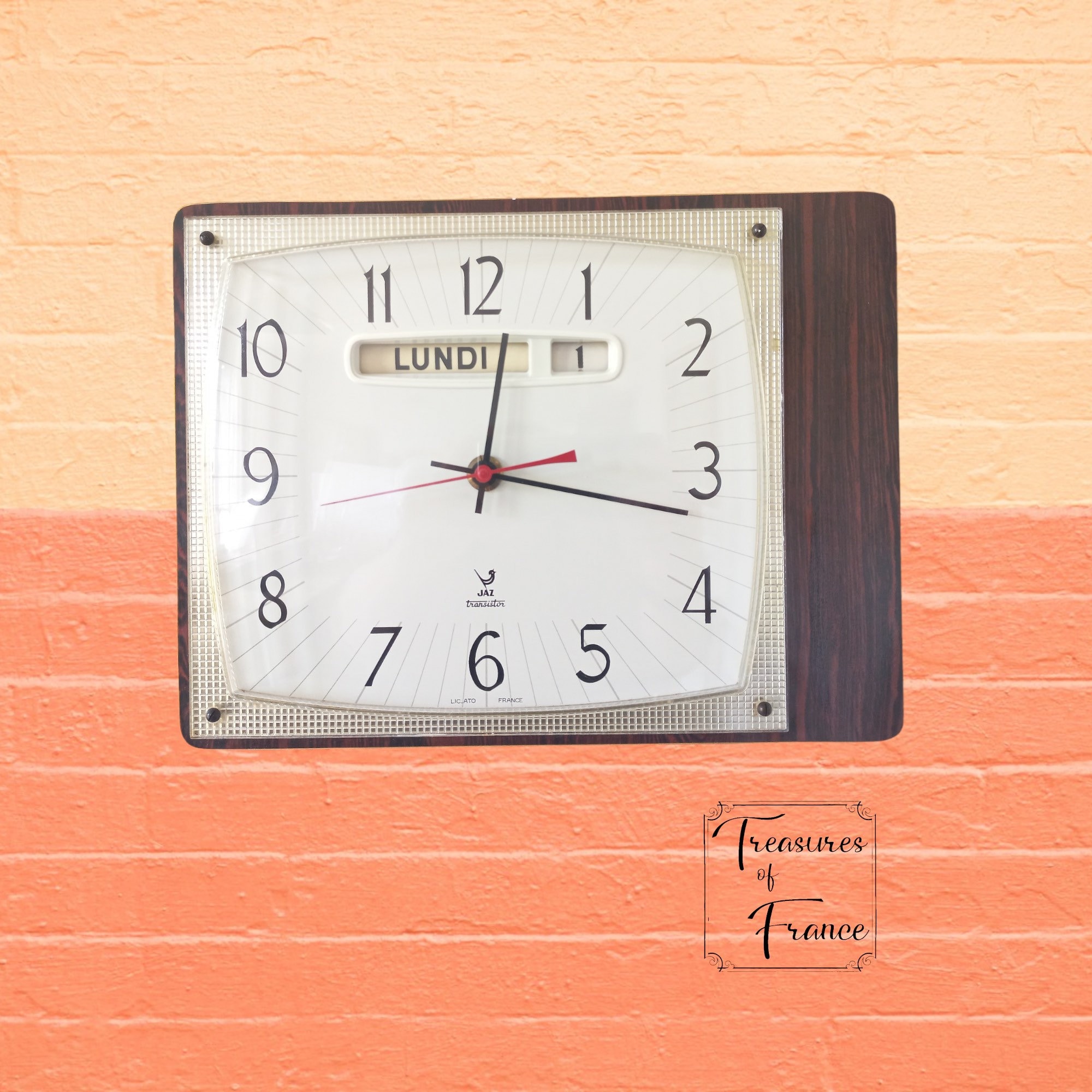 Vintage Mur jaz Horloge