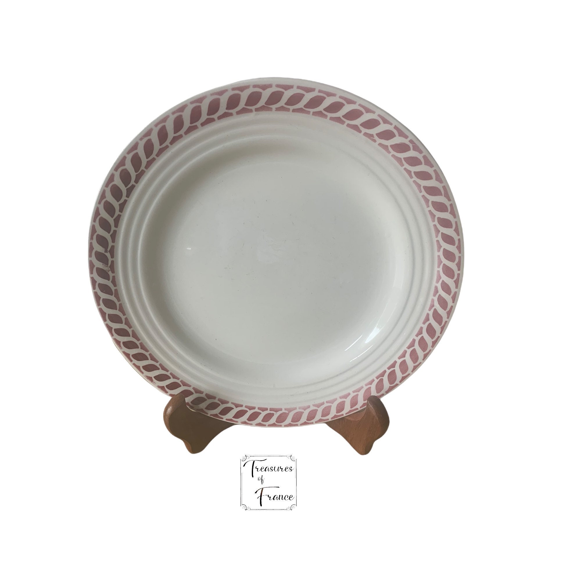 Vintage French Found Set of 6 CERANORD France Semi Porcelain