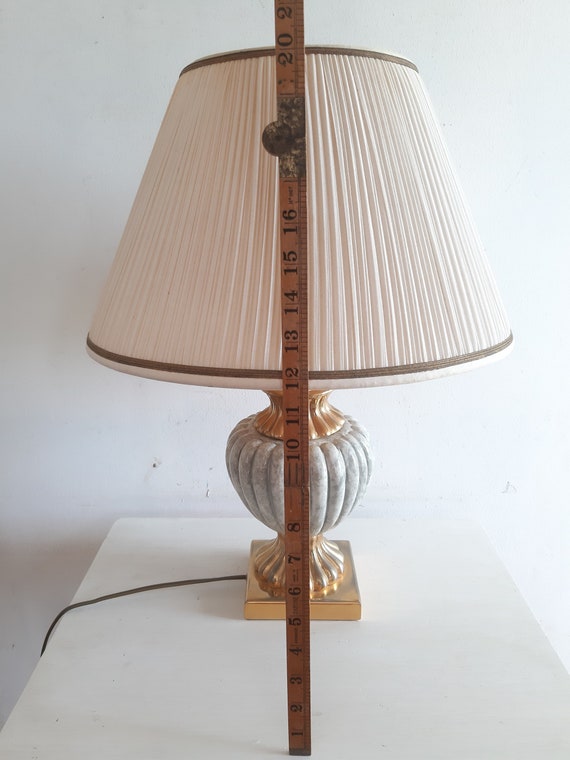 Vintage prachtige tafellamp in een Griekse zware - Etsy België