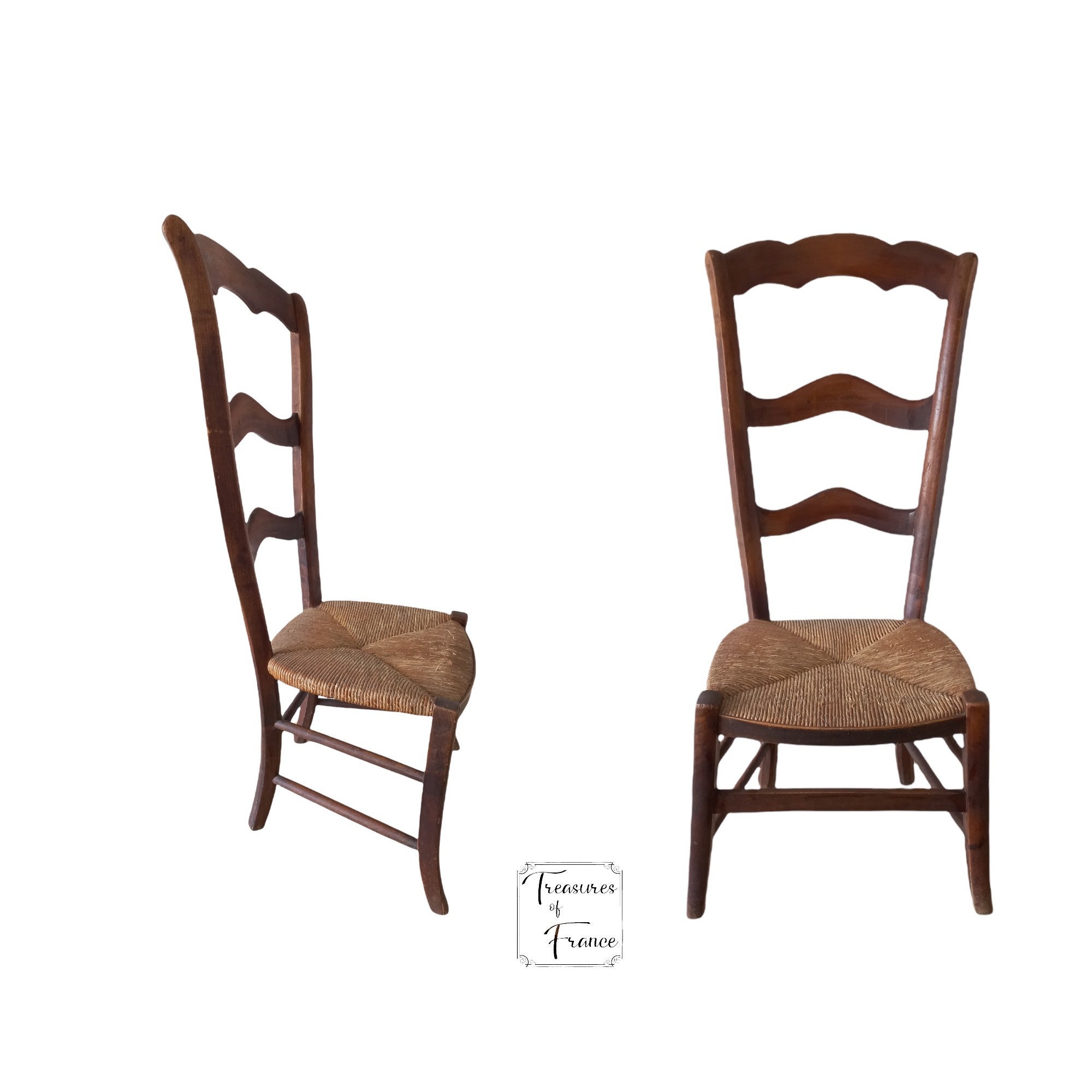 Vintage Chaise d'allaitement en Bois Vintage d'infirmière Humide Ferme de Campagne Paille Nourrice V