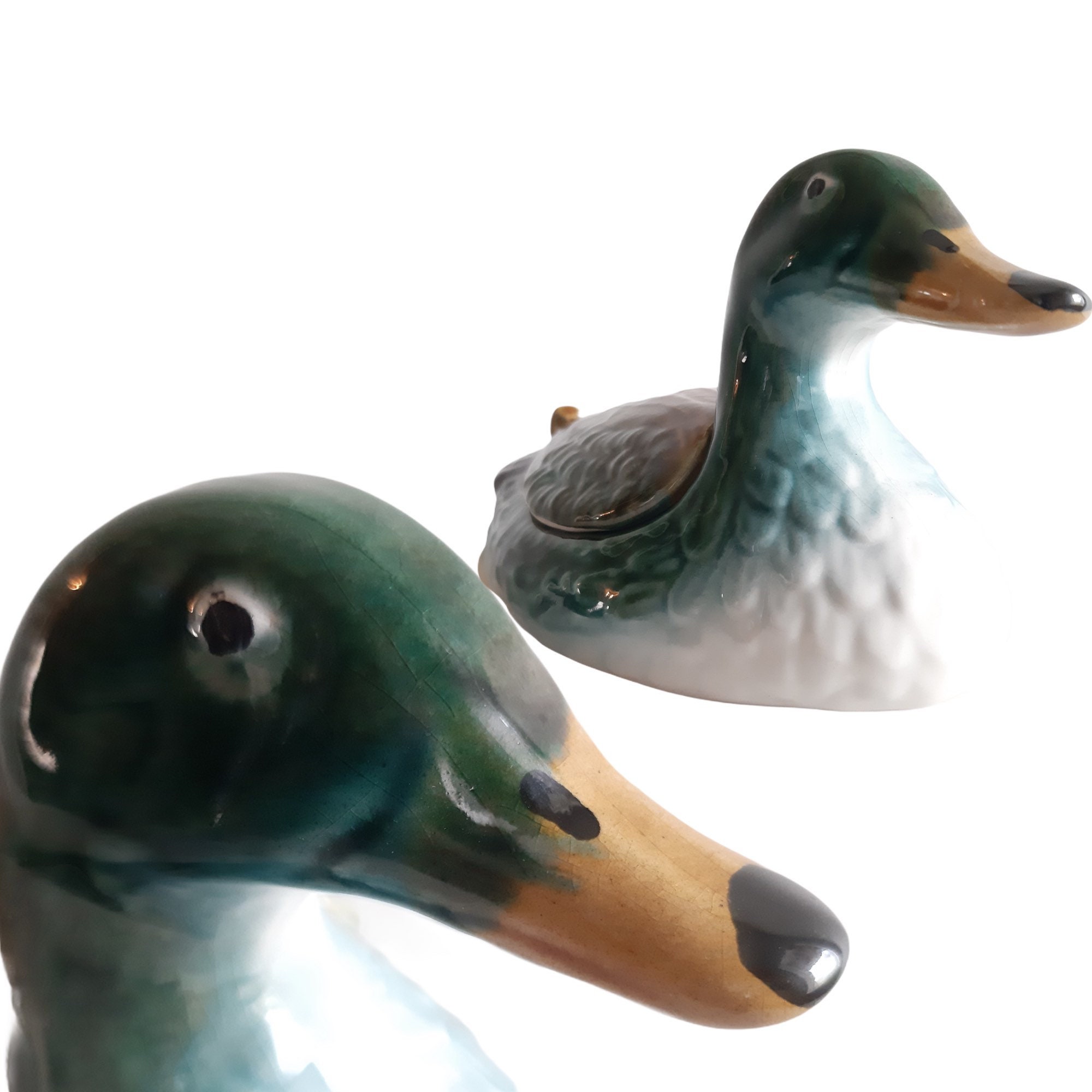 Vintage Majolika Keramik Ente Pâté Kleine Terrine Terrine | Etsy