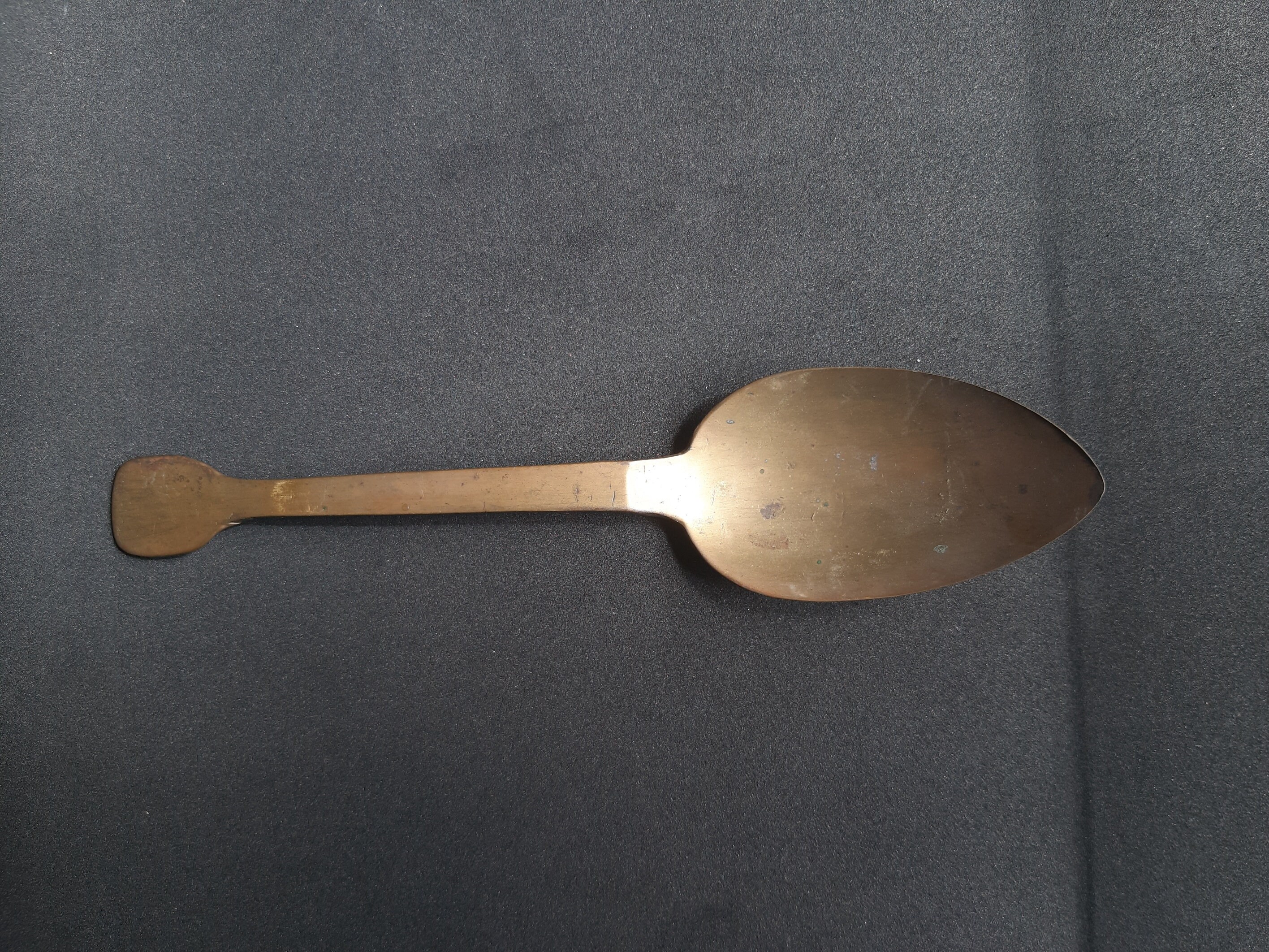 ヴィンテージ フランス製 真鍮スプーン 18世紀後半～19世紀初頭 粥を