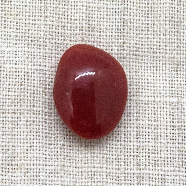 14x10,8 mm Naturlig Äkta Ädelsten Oregelbunden Form Röd Korall Lös Sten • Unik • Din Speciella Belöning • (S53)