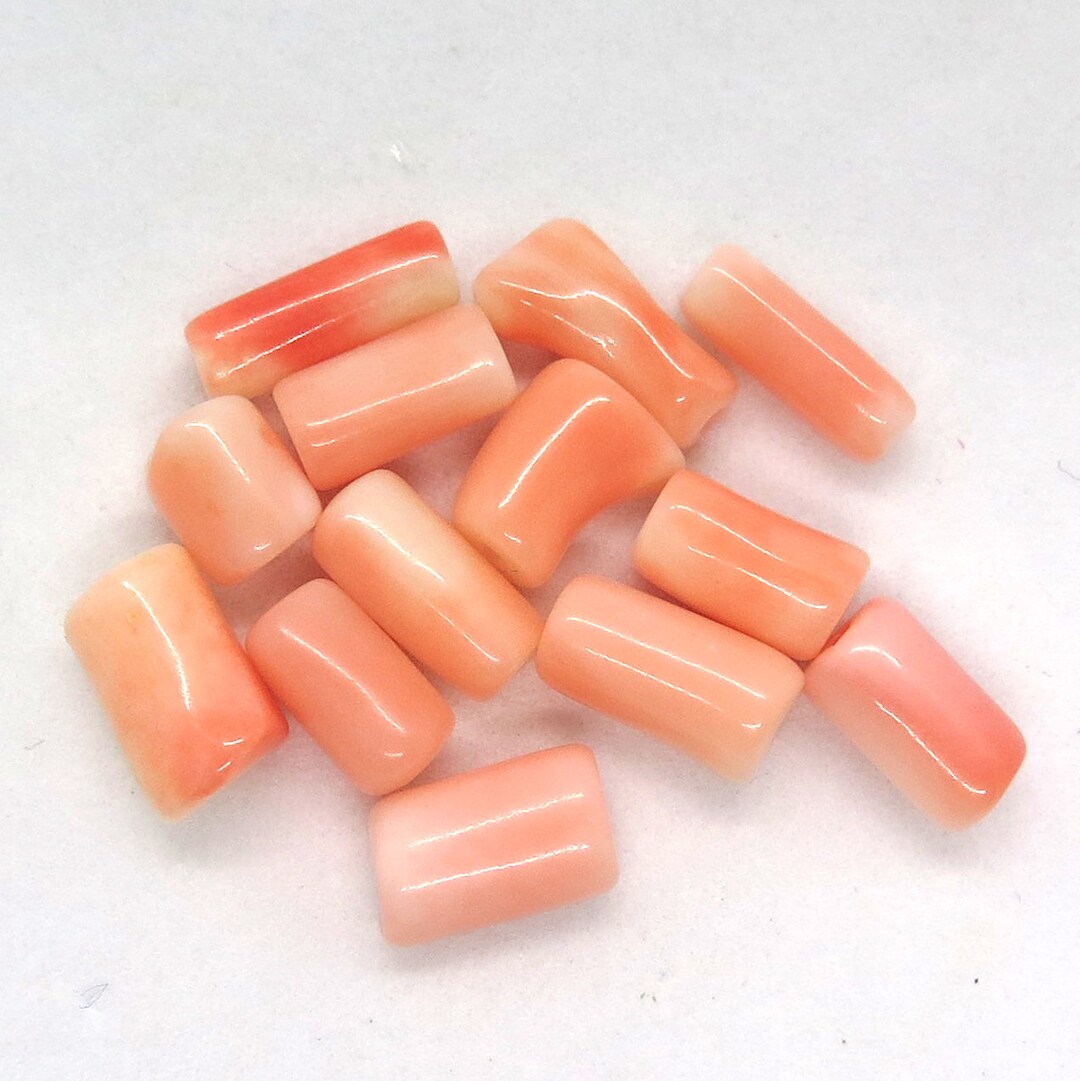Tube Beads Parts 10 Cm Natural Genuine Precious Momo Coral Beads Parts