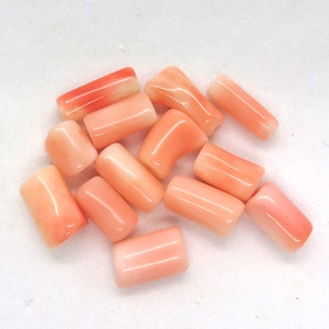 Tube Beads Parts 10 cm Natural Genuine Precious Momo Coral Beads Parts (S4)