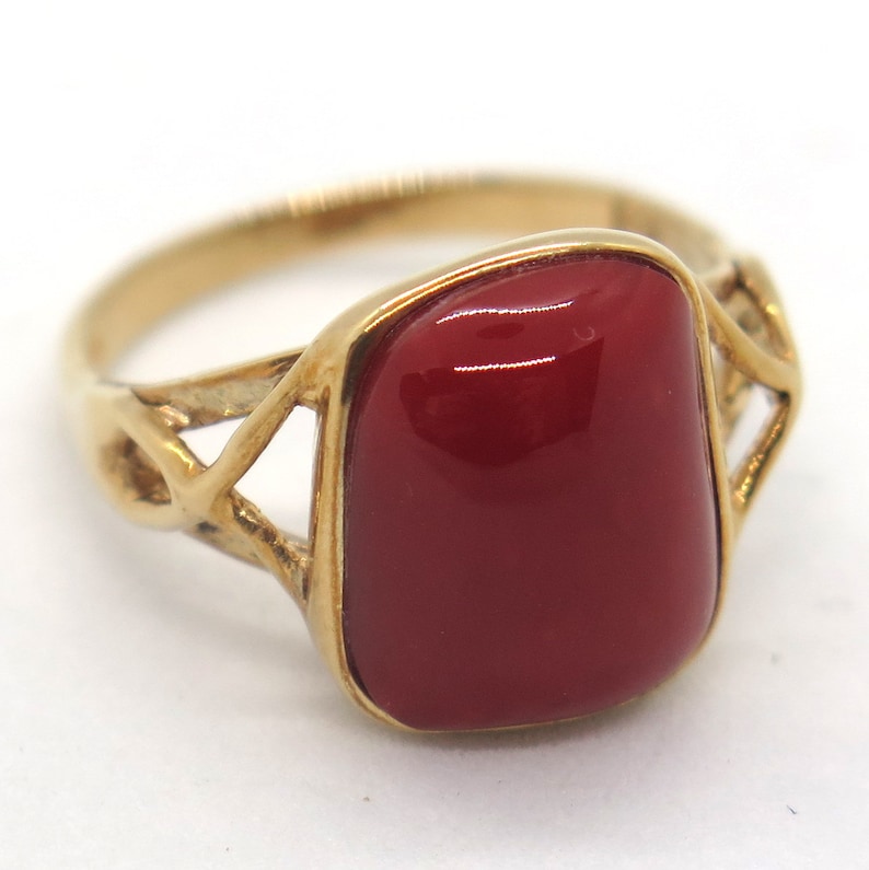 13x10mm Al sold out. Oxblood Coral Natural Precious K18 Genuine At the price