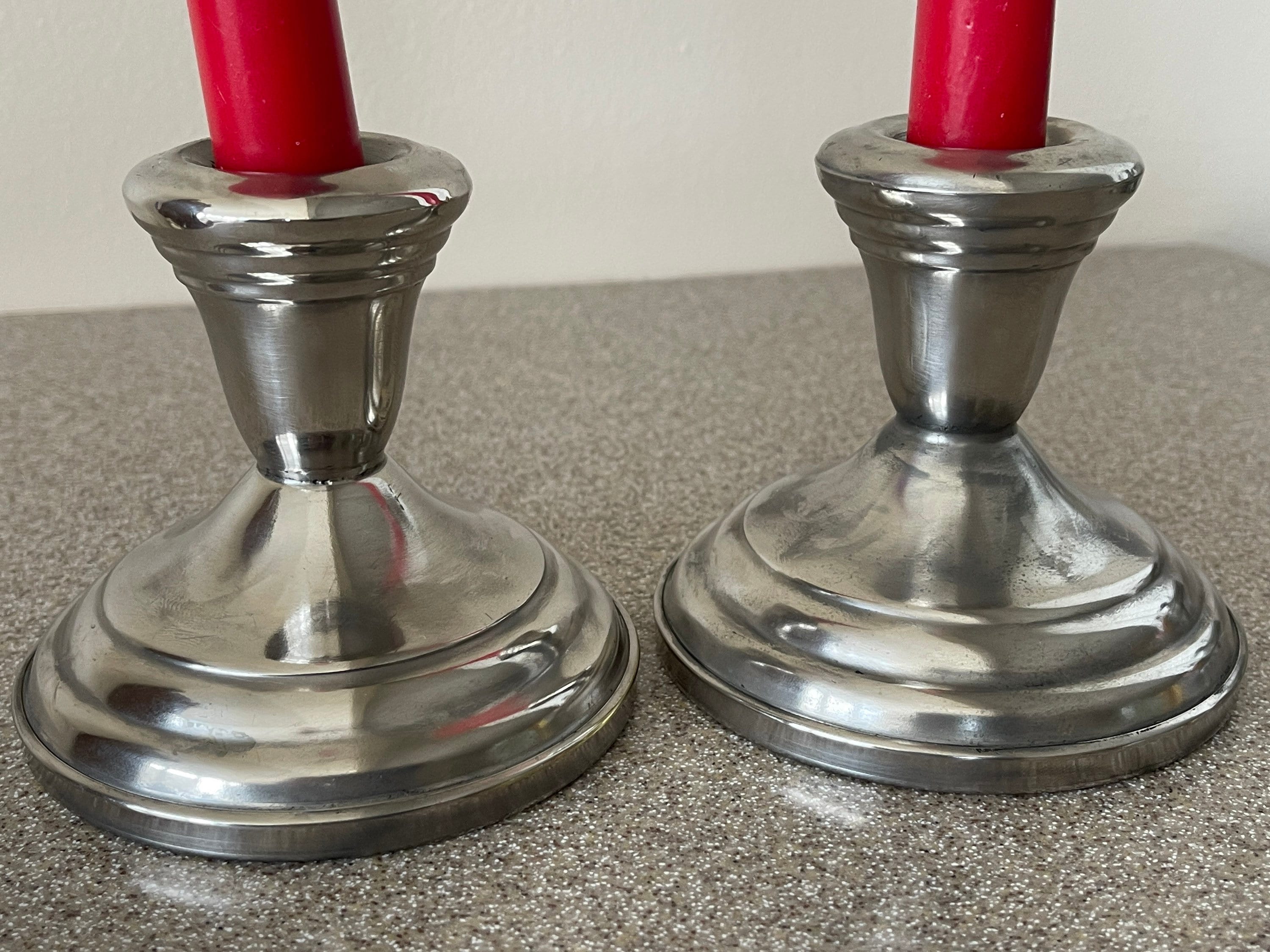 F.B. Rogers Silver plated candlestick holders Silver candle Etsy