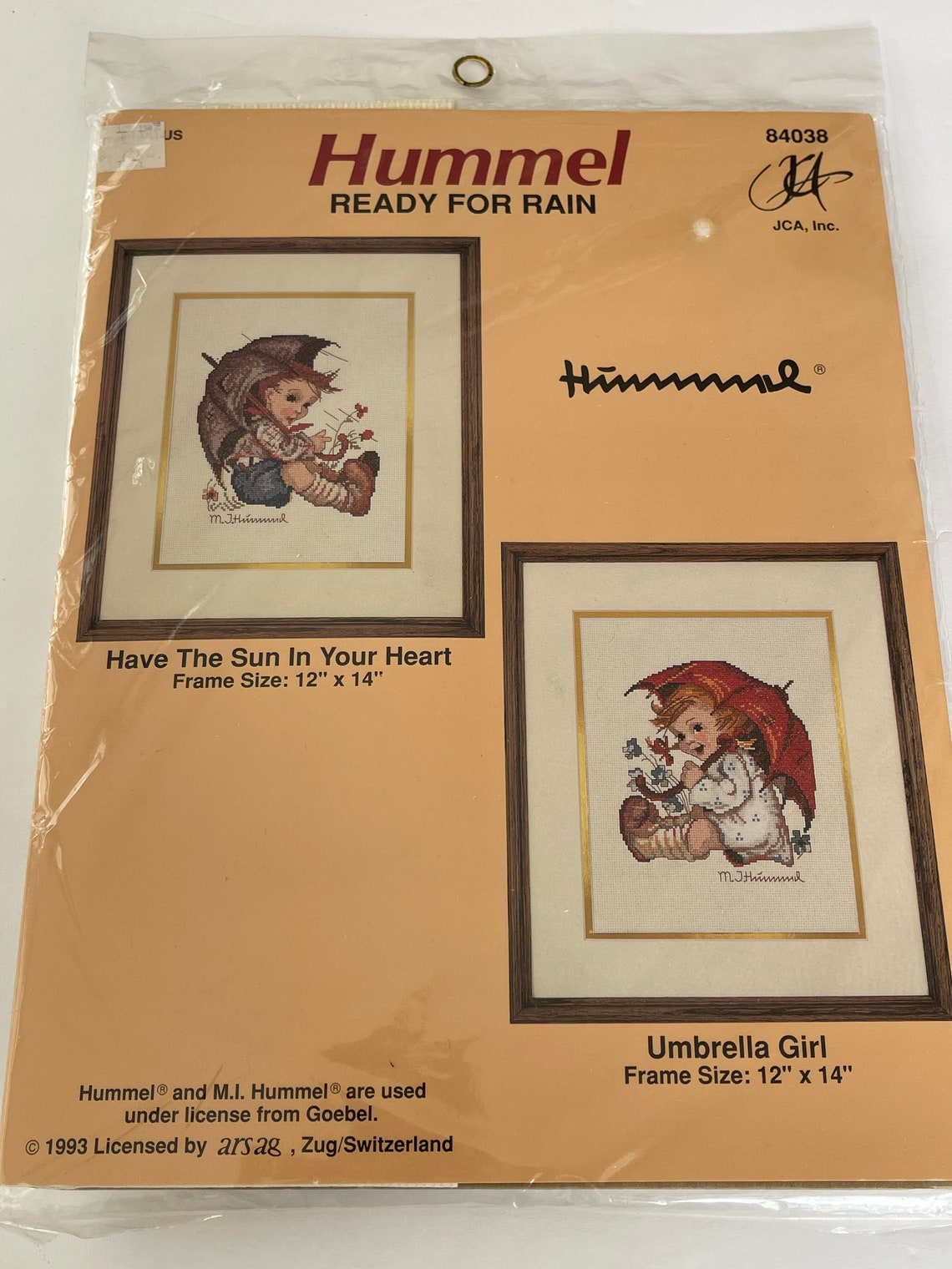 Sealed Hummel Cross stitch kit stitchery kit 1993 NIP Unopened Etsy