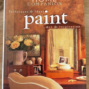 Mary Engelbreit’s Home Companion Paint book 1999 Hardcover ME design ME style 110 pages Painting DIY Techniques Ideas Art Inspiration 9 1/2”