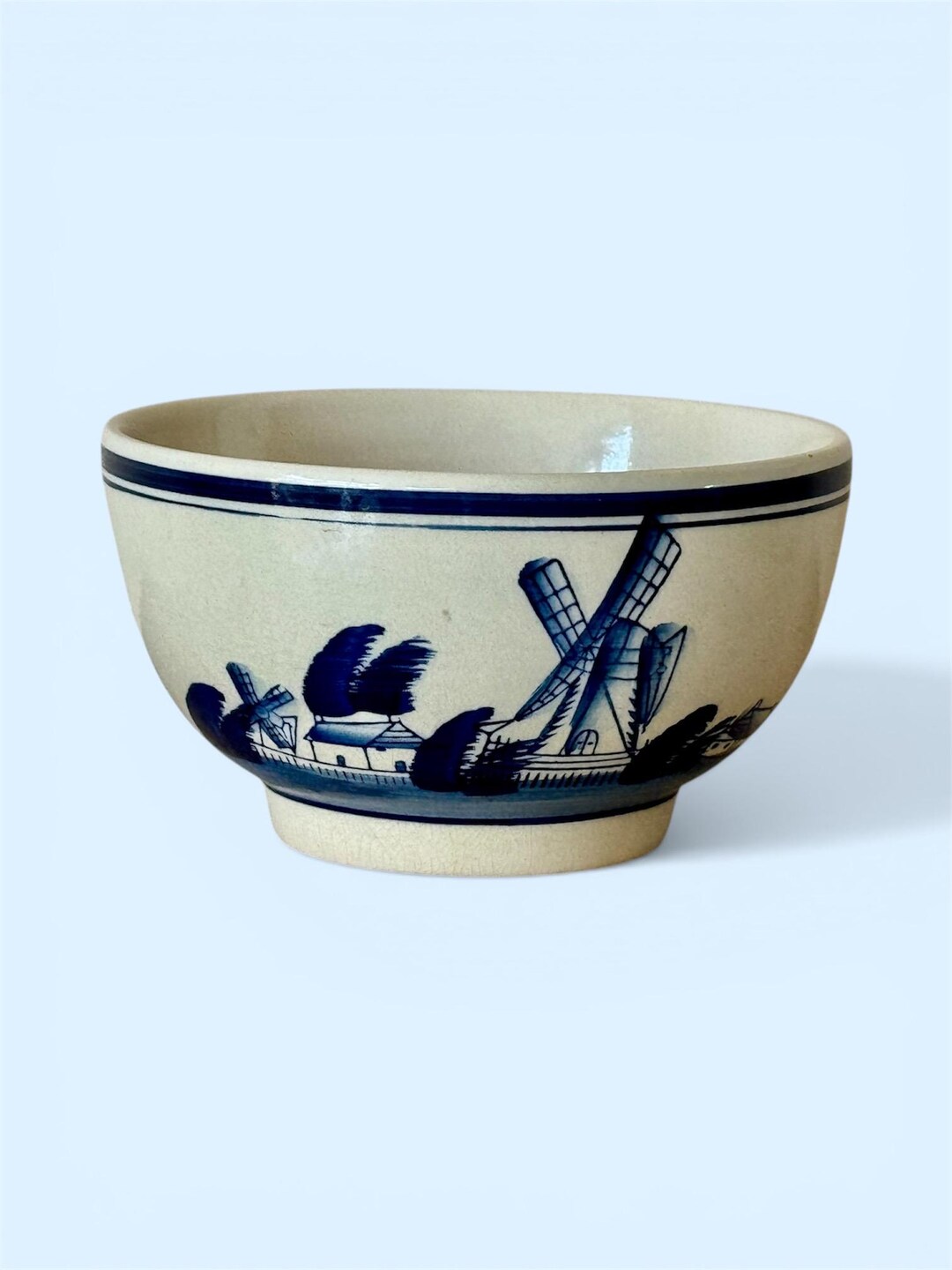 Vintage Delft Blue Bowl Ceramic Hand Painted Delft Blauw Made in ...