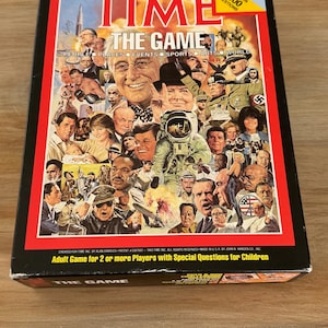 1983 Time: The Game Vintage board game Time Magazine Board Game 8000 Trivia Questions Game of Knowledge Decades Complete