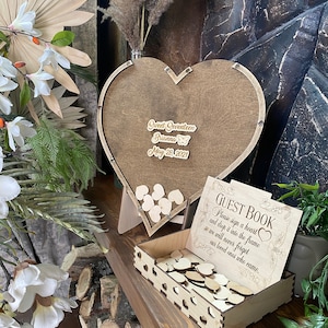 Heart Drop Box Guest Book: Sweet 16, Quinceanera Party Decor