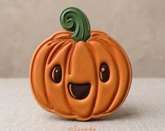 HAPPY PUMPKIN (cookie cutter + stamp)