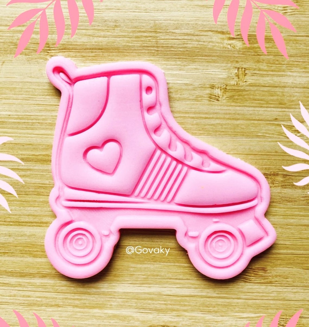 ROLLER SKATES cookie Cutter Stamp Etsy
