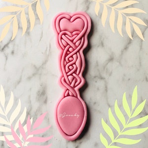 WELSH LOVE SPOON (cookie cutter + stamp)