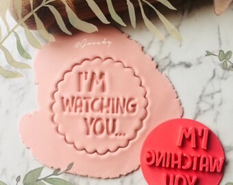 I'M WATCHING TO YOU (stamp)