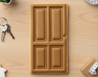 DOOR (cookie cutter + stamp) house, home, new home, merry christmas #163