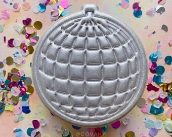 MIRROR DISCO BALL (cookie cutter + stamp) dance, party, dancer #057