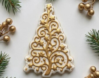 CHRISTMAS TREE (cookie cutter + embosser)  merry christmas, pine