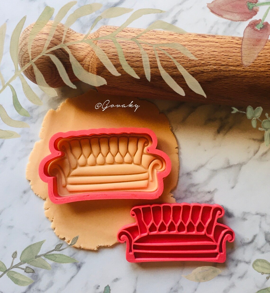 FRIENDS SOFA cookie Cutter Stamp Etsy UK