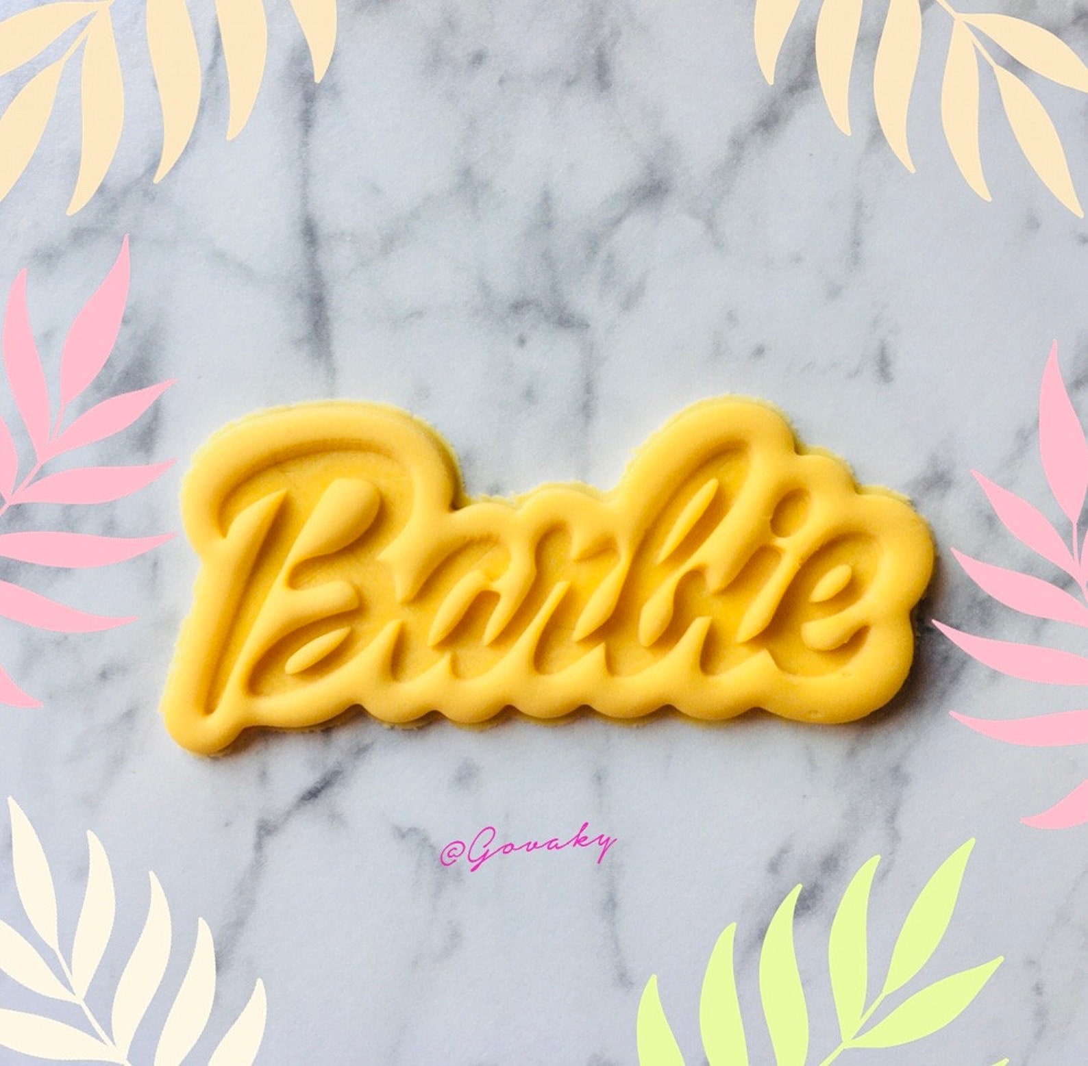BARBIE cookie Cutter Stamp | Etsy