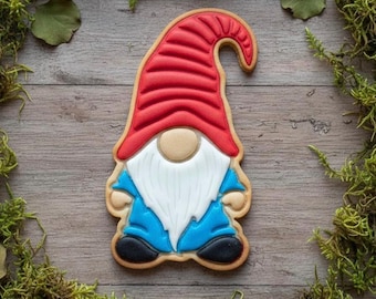 MR GNOME (cookie cutter + stamp) Merry Christmas, santa #138