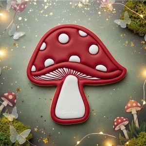 MUSHROOM TOADSTOOLS (cookie cutter + stamp) #122