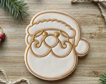 Santa ( cutter + embosser) merry Christmas