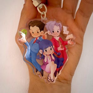 Phoenix Wright Ace Attorney Acrylic Keychain // Phoenix Wright Ace Attorney Acrylic keychain