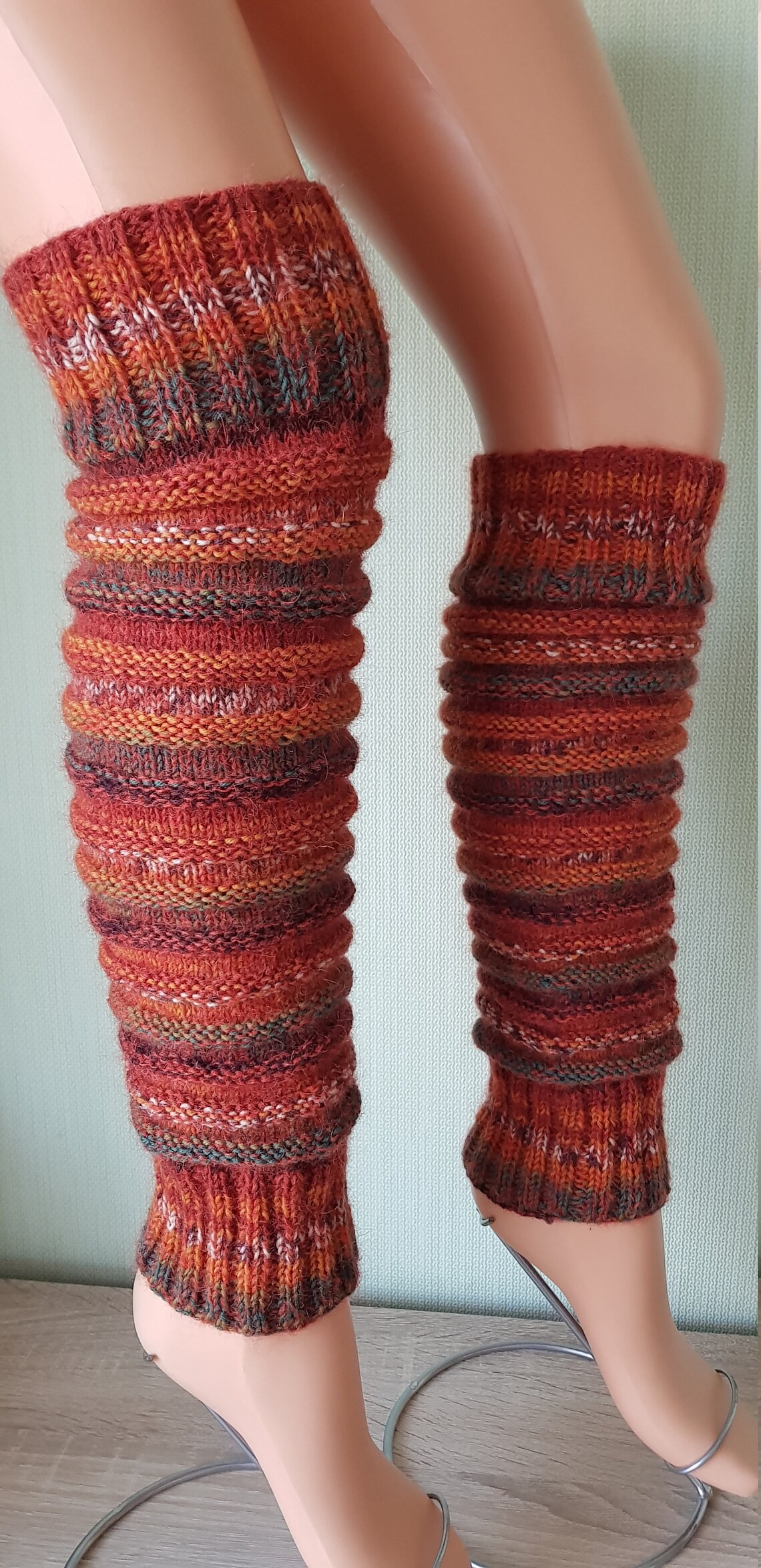 Women leg warmers slouchy leg warmers long knitted leg warmers Etsy