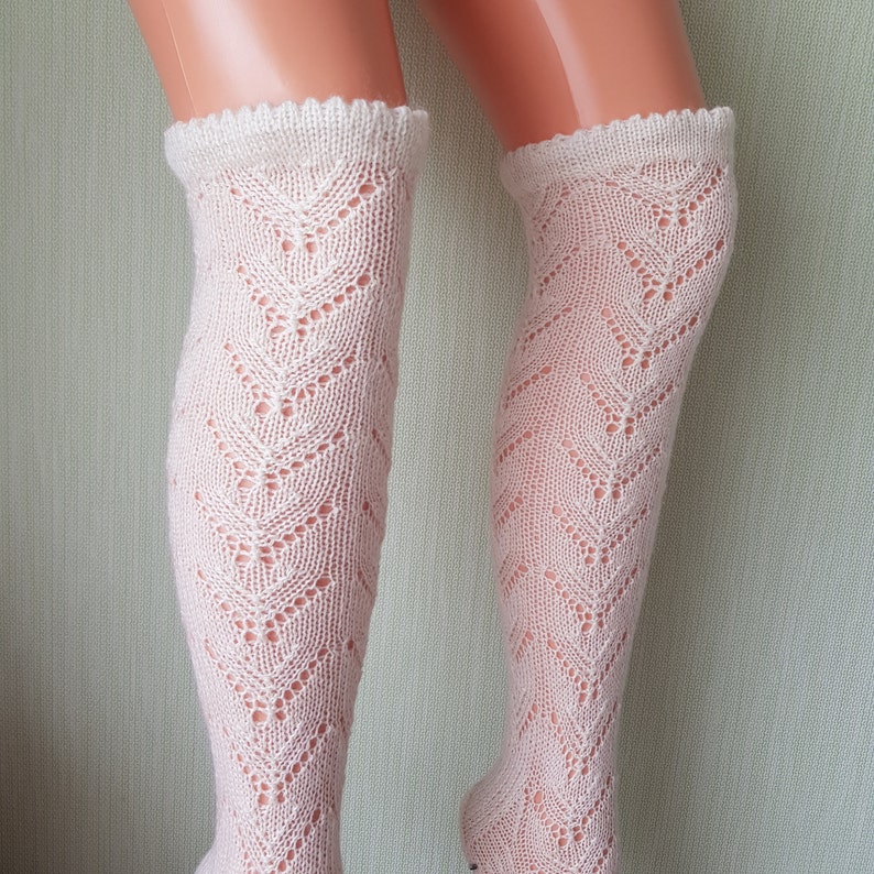 lace top socks womens