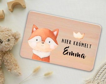 Frühstücksbrett personalisiert, Babygeschenke, Holzbrett personalisiert, Geschenk Geburt, Brettchen Kinder, Geburtstag Kind