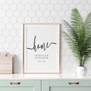 Einweihungsgeschenk personalisiert Einzug Geschenke zum Einzug erste Wohnung Einzug hausbau geschenke umzugs geschenk Poster