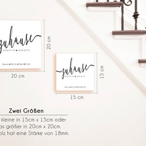 Holzbild Zuhause Geschenk personalisierte Koordinaten und Namen als Geschenk Einzug oder geschenk hausbau Bild 5