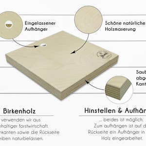 Holzbild Zuhause Geschenk personalisierte Koordinaten und Namen als Geschenk Einzug oder geschenk hausbau Bild 3